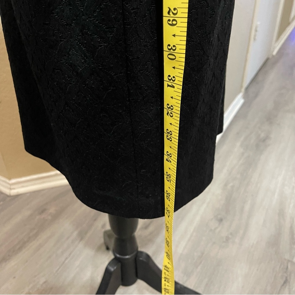 American Living Black Textured Dress - Picture 7 of 10